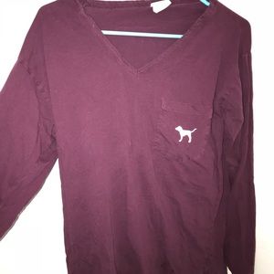 PINK long sleeved tee